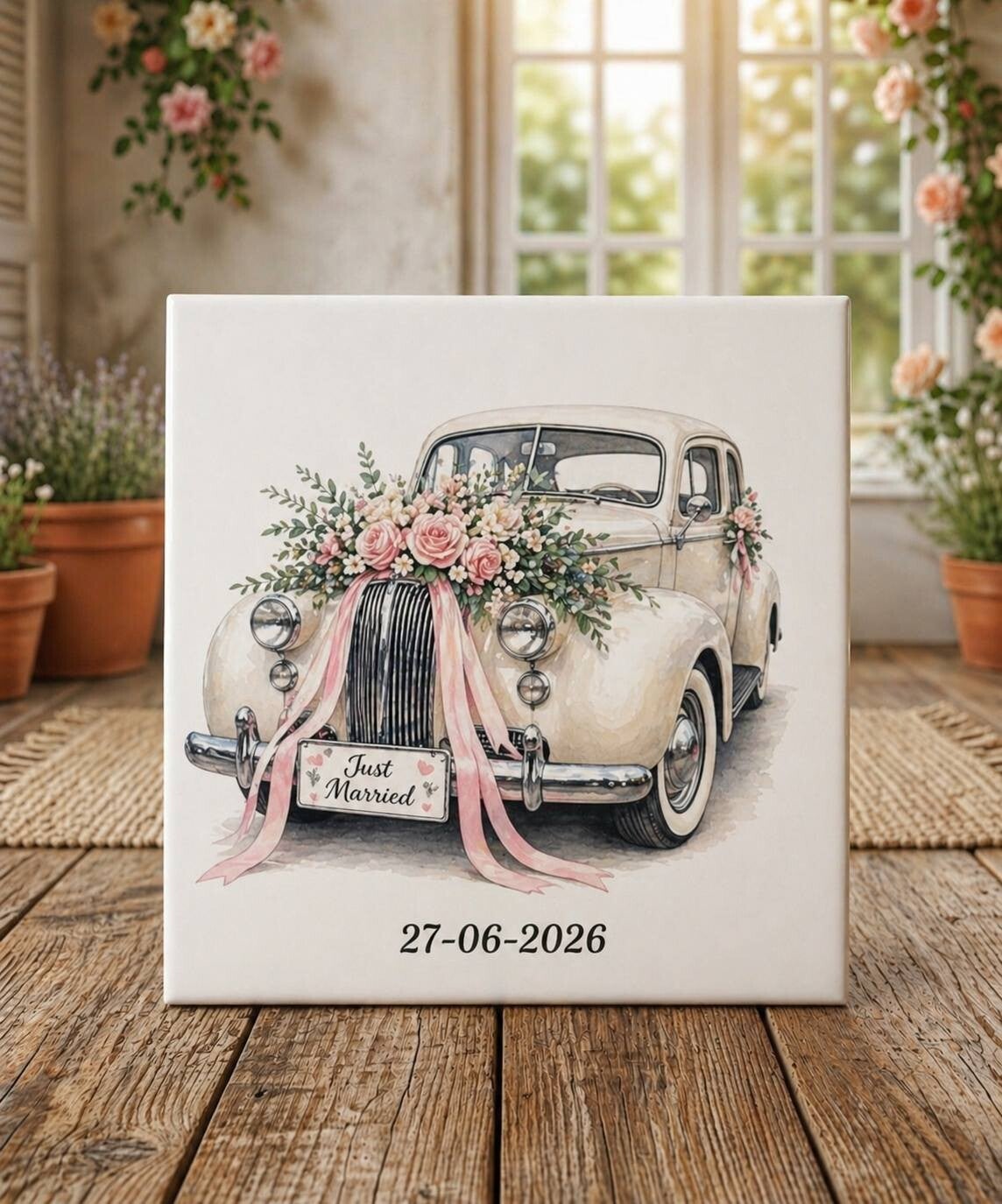 Tegeltje trouwen
