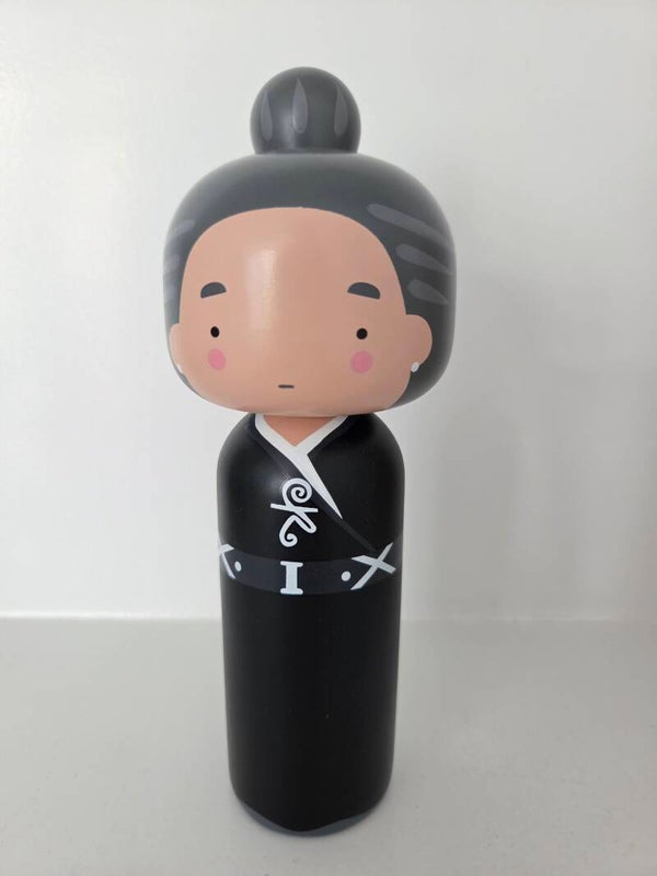 Lucie Kaas Kokeshi doll Georgia O’Keeffe