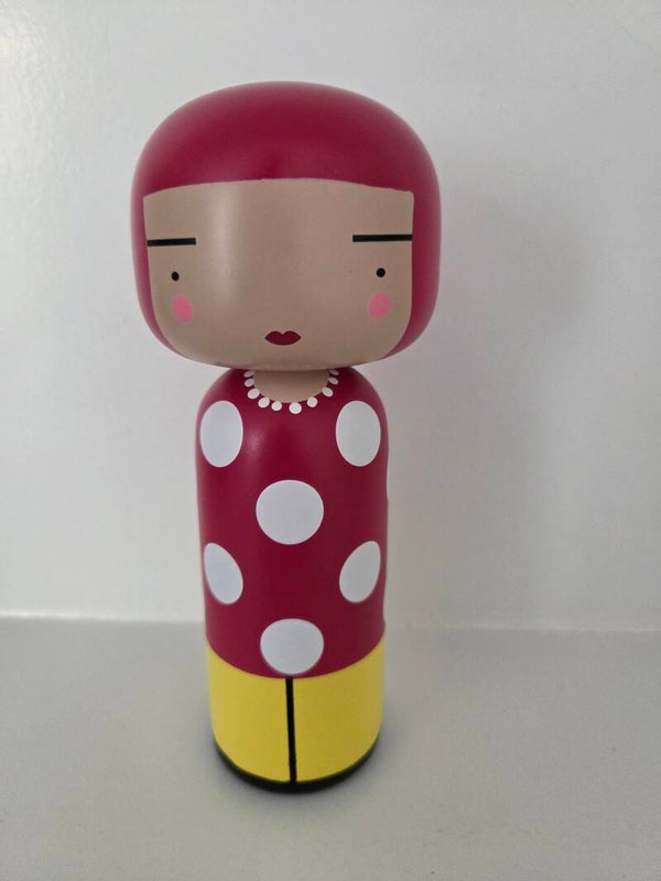 Lucie kaas kokeshi doll Dot