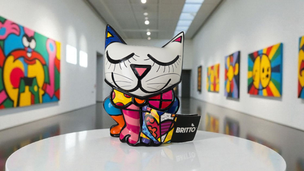 Romero Britto - Cat Bank 334128 - rare