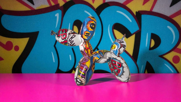 Balloon Dog Pop Art beeldje