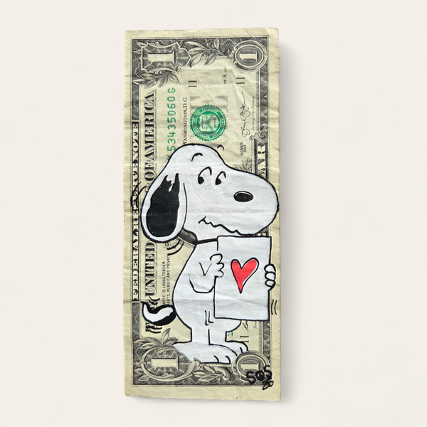 Dollar Art by SOS - Snoopy Love