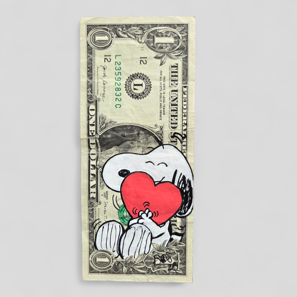Dollar Art by SOS - Snoopy Love & Hug