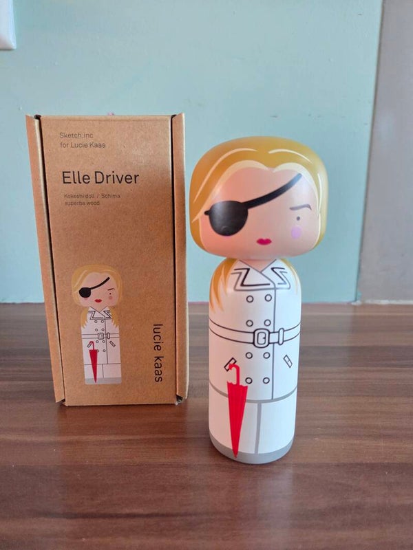 Lucie Kaas Kokeshi doll Kill Bill - Elle Driver