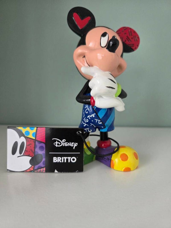 Romero Britto Mickey Mouse Thinking - Disney Showcase Collection