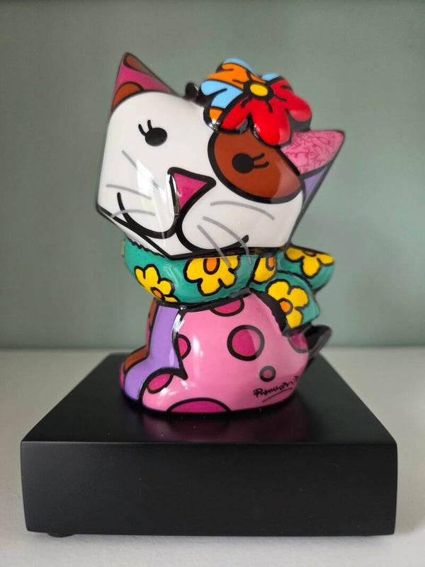 Romero Britto - Flowing Cat