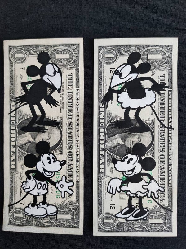 Kash Art by Kastellan (XX) - Mickey & Minnie Mouse - 2024