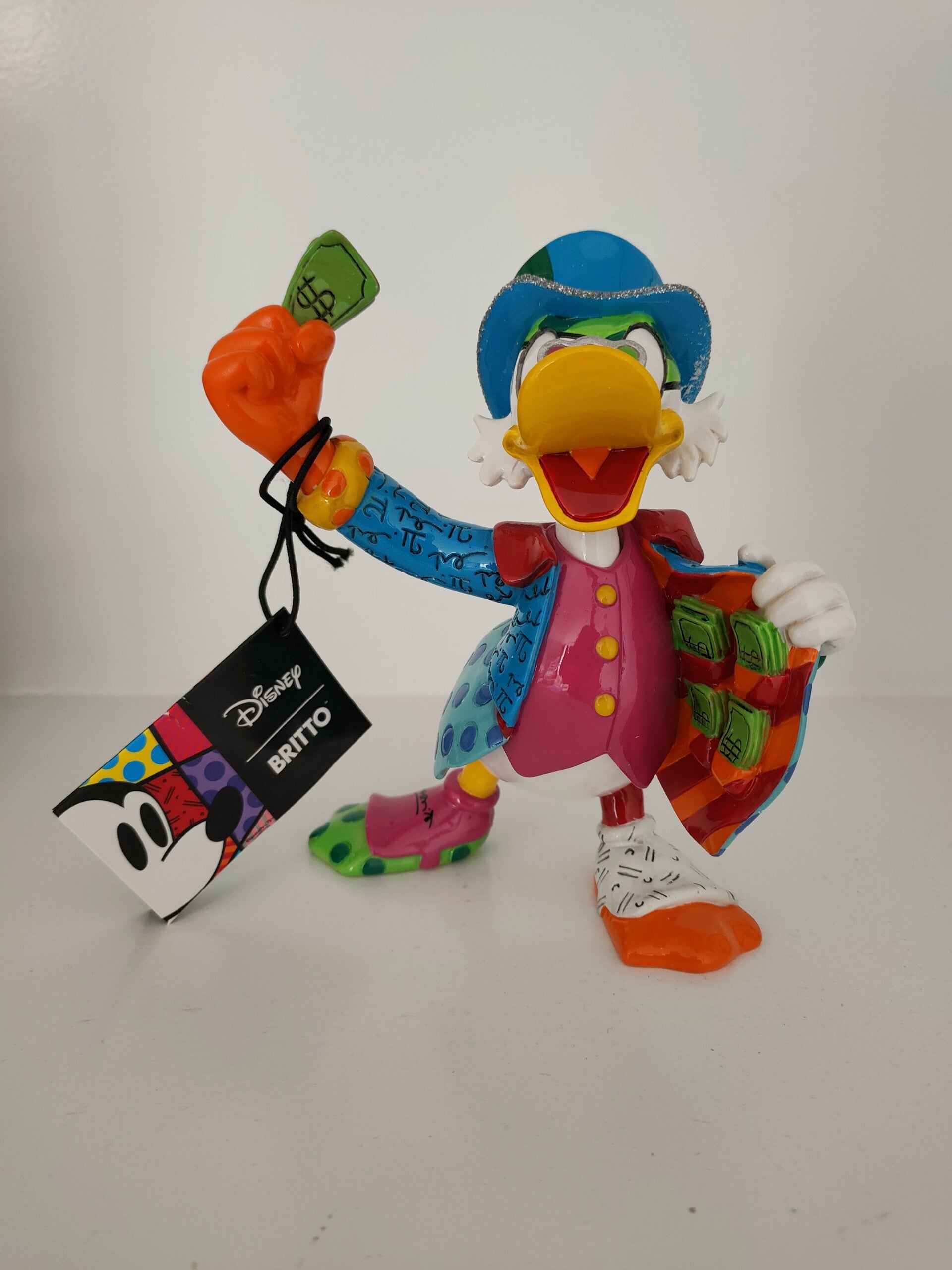 Romero Britto - Disney Showcase collection - "Uncle Scrooge"