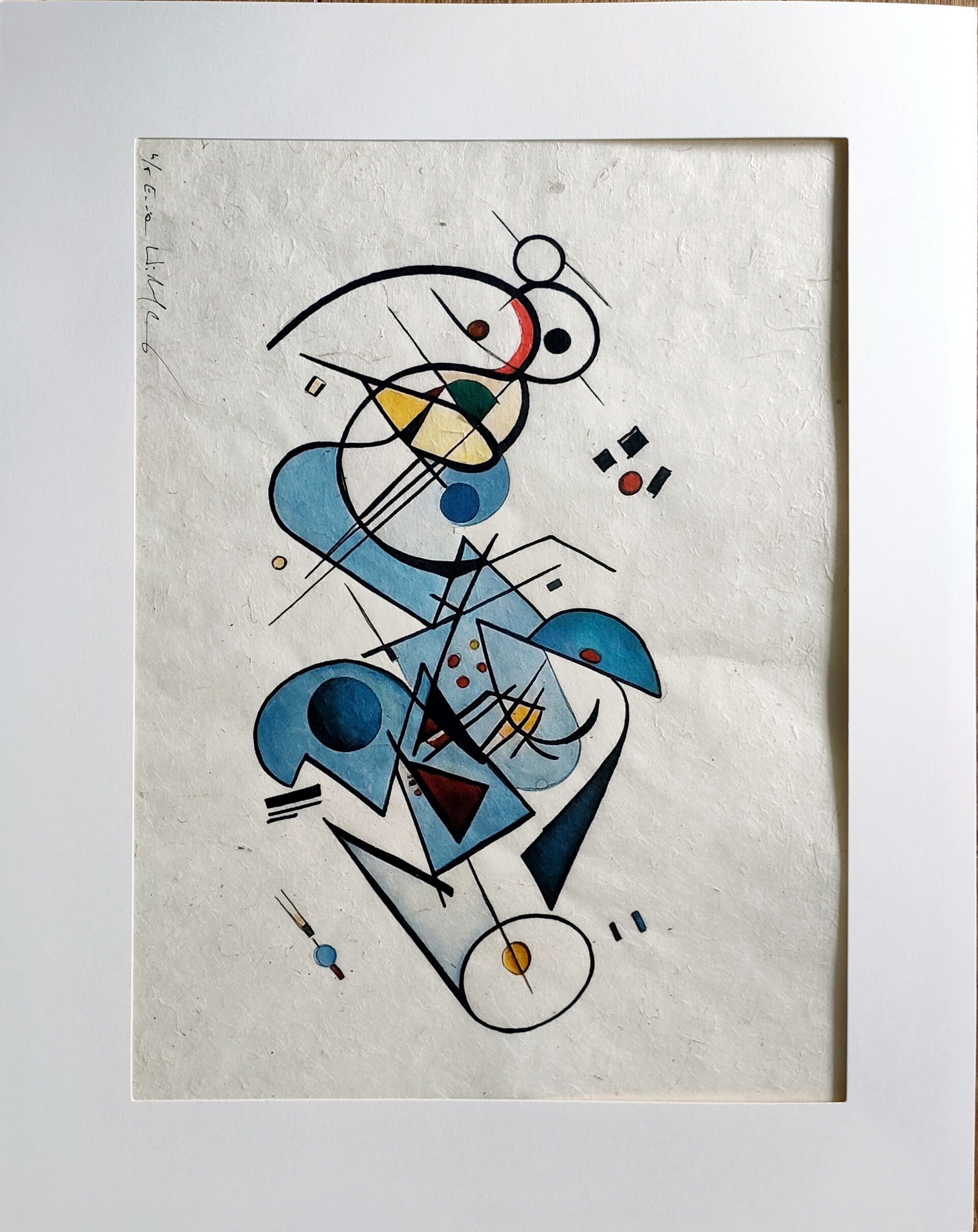 Emma Wildfang - "Grouchy Smurf" Tribute series Wassily Kadinksy - 2024