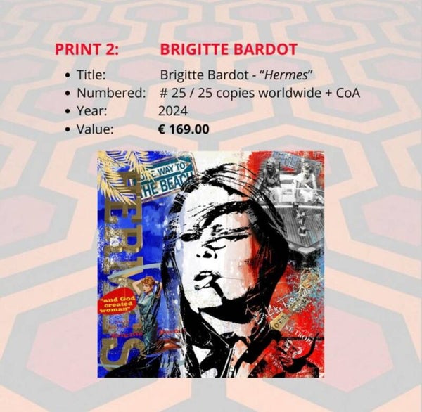 Luc Best - Brigitte Bardot "Moët & Hermes"
