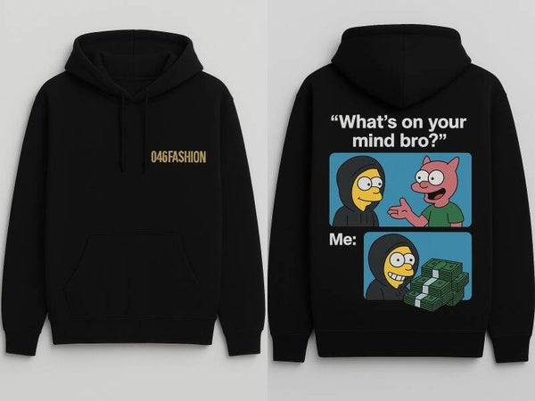 046Fa$hion Cartoon hoodie