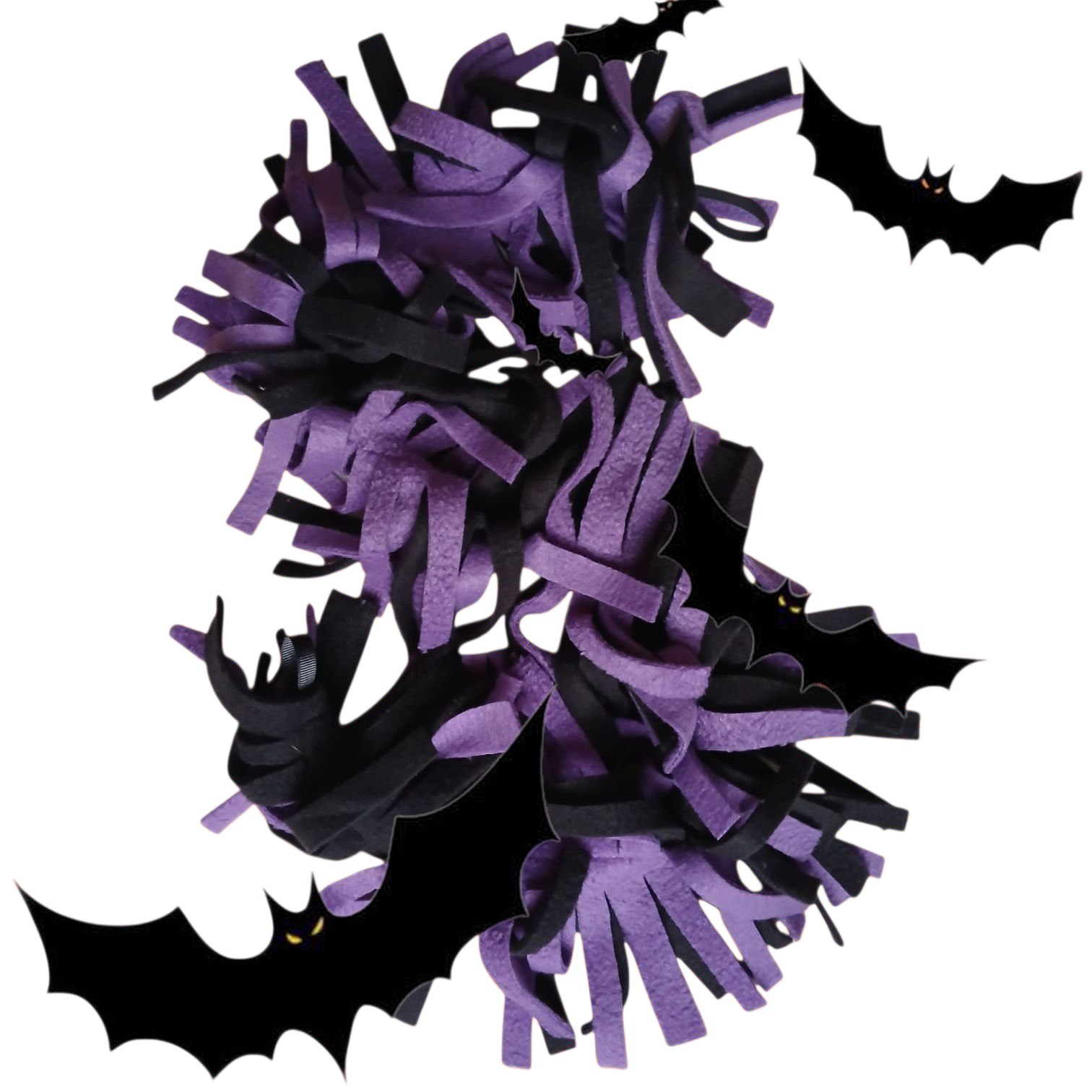 #Halloween fleece slinger paars/zwart