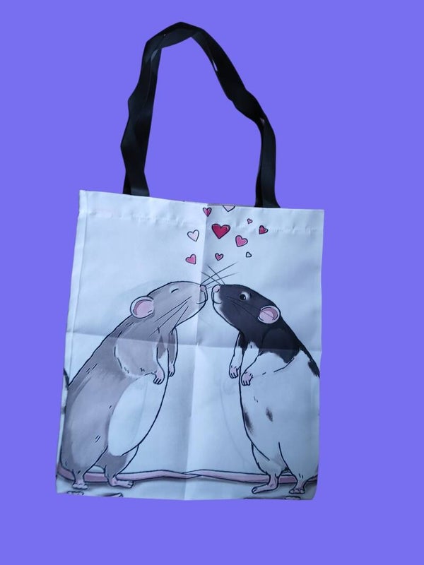Tas met ratten afbeelding.