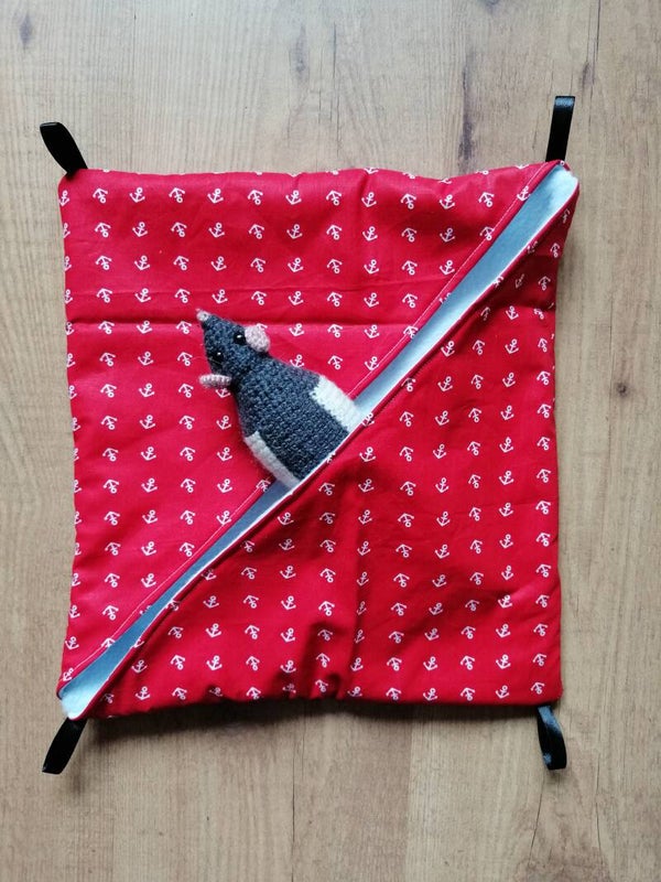 Hangmat met schuine inkrruip