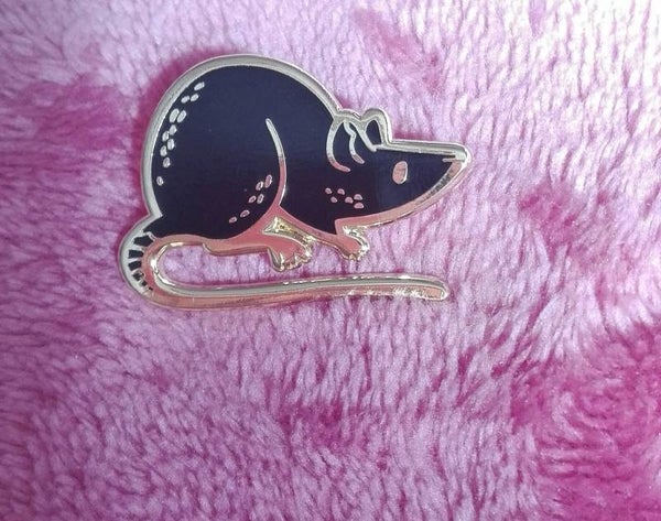 Zwarte rat, speld/badge