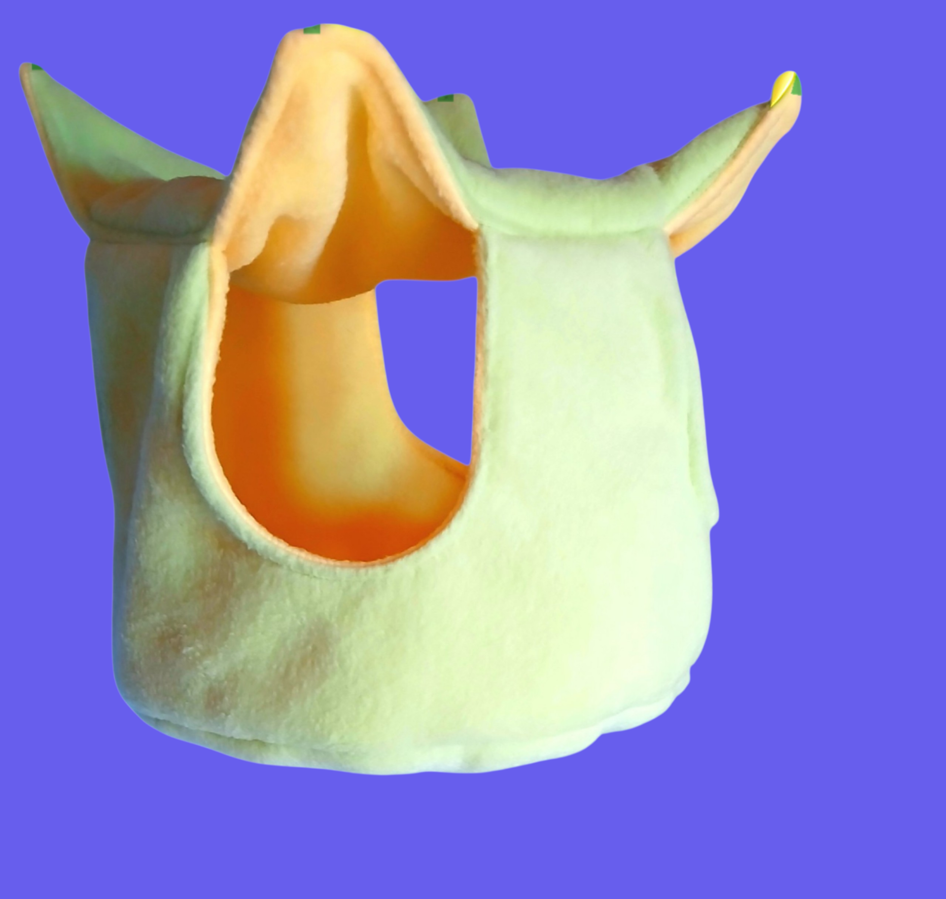 Kasteelhuis groen/geel