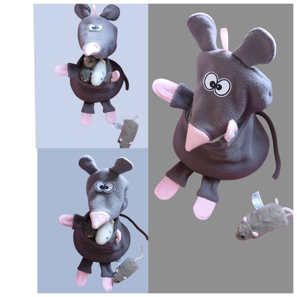 Ratty Stuffer grijs