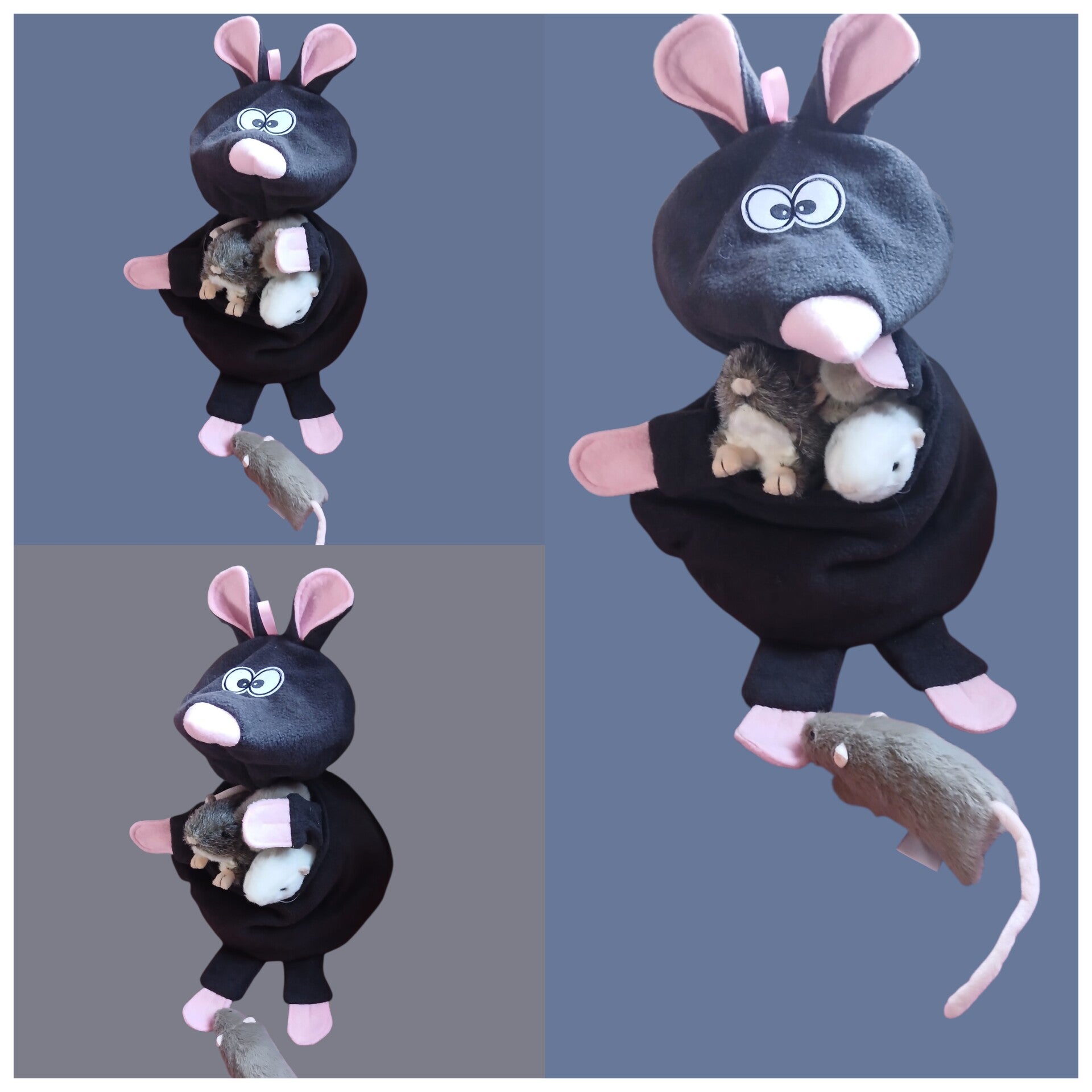 Ratty Stuffer, donker grijs PRE ORDER