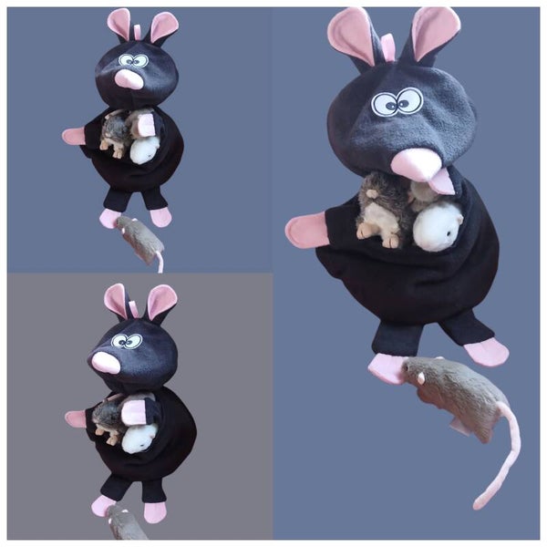 Ratty Stuffer, donker grijs PRE ORDER