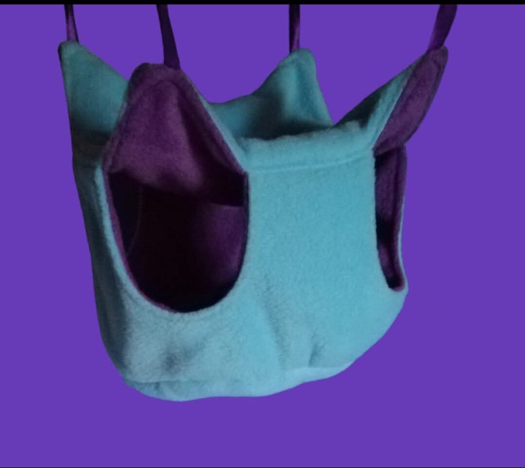 Kasteelhuis blauw/paars