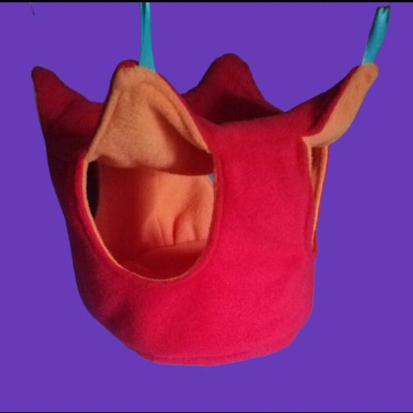 Kasteelhuis rood/oranje