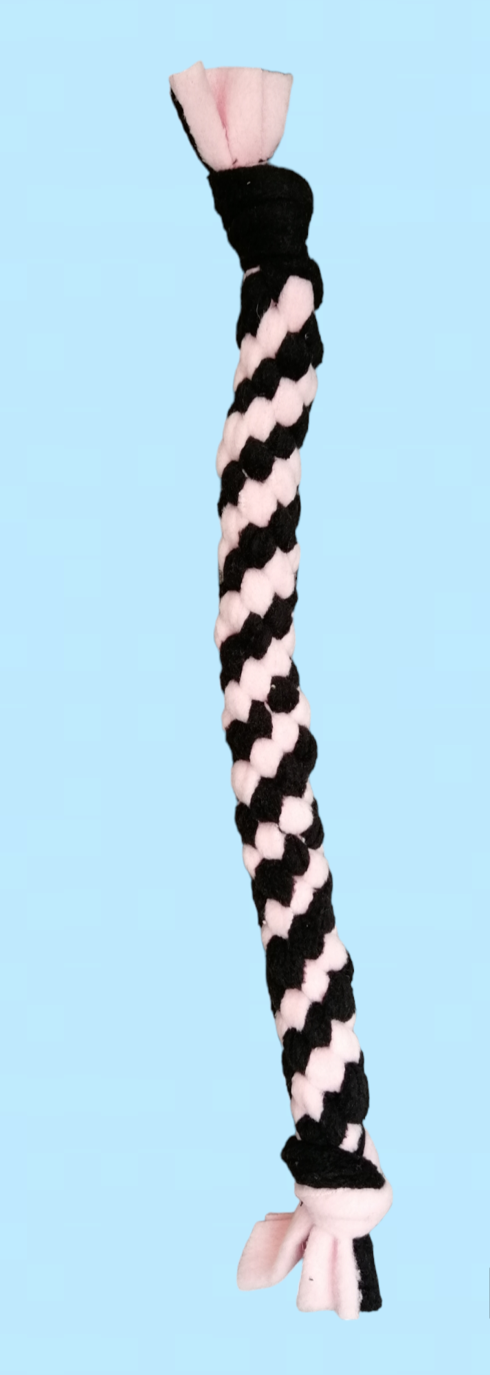 Geknoopt fleece touw