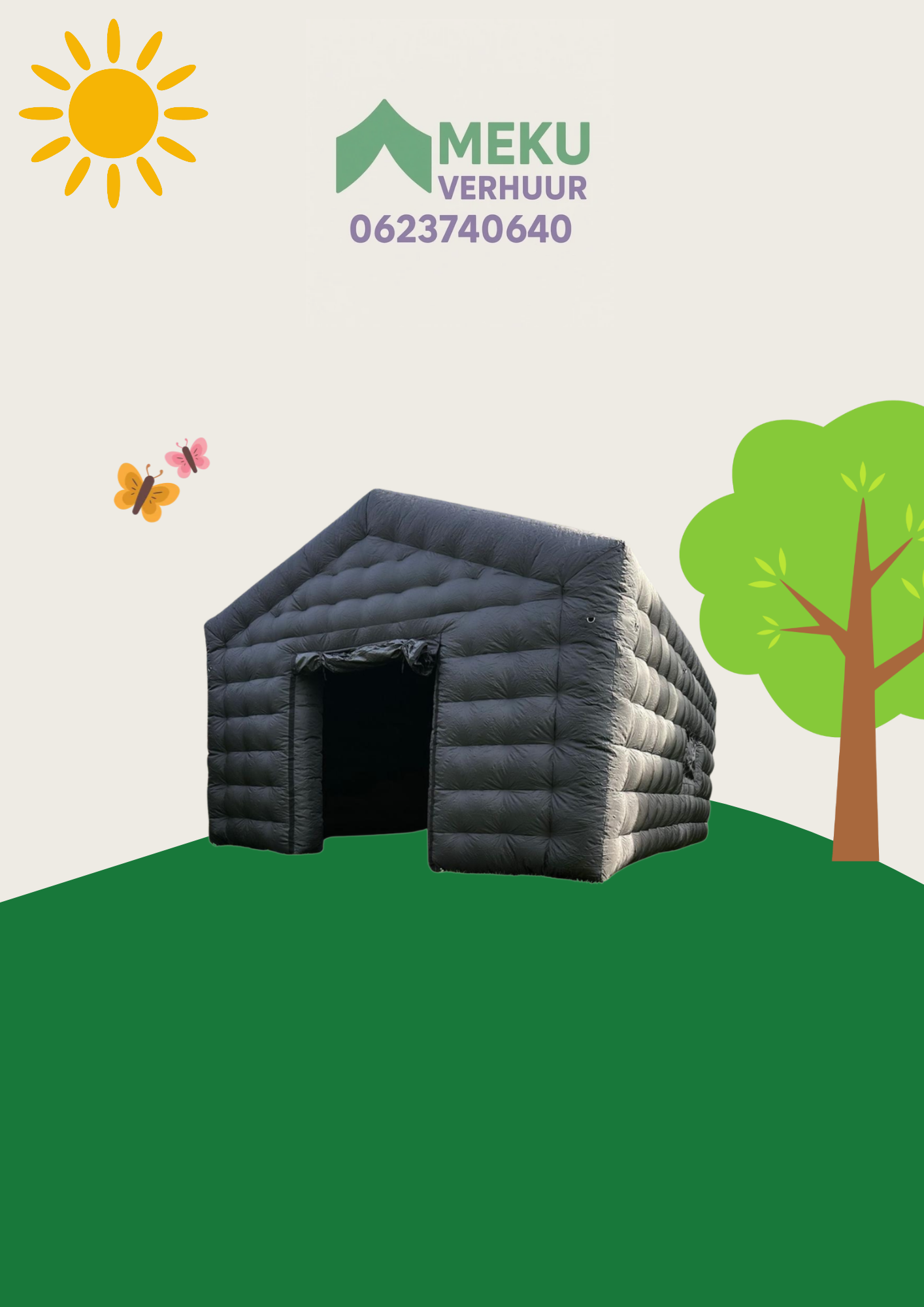 Opblaastent 7x5