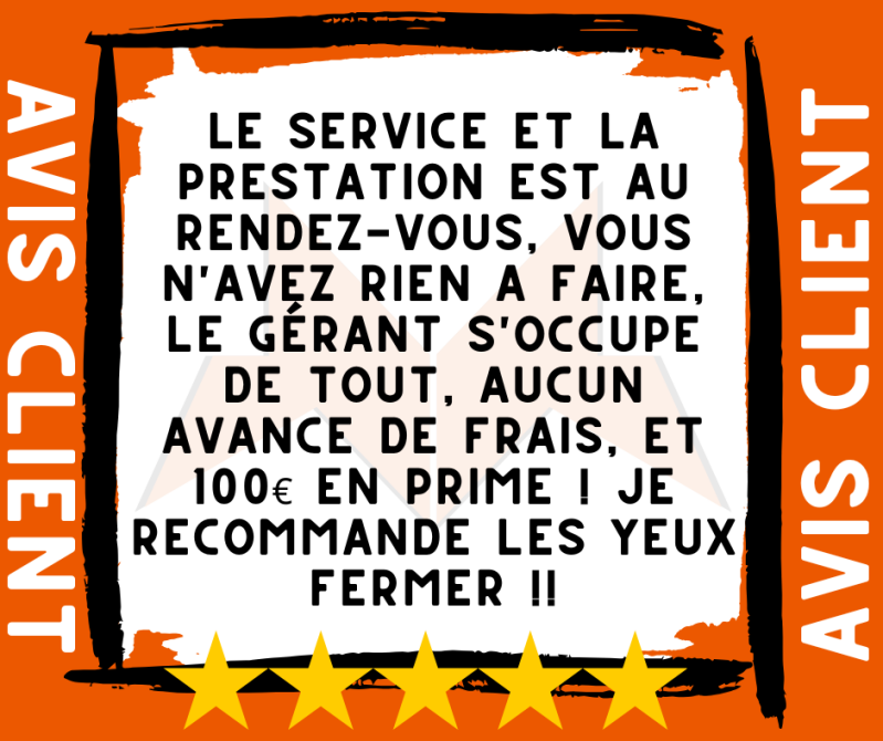 Avis 5 etoiles MIG AUTO remplacement de pare brise
