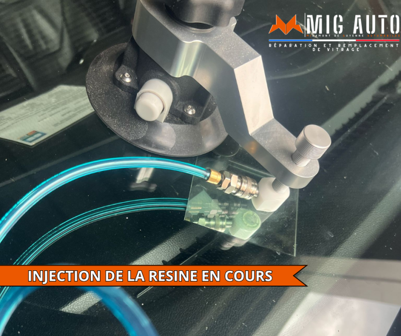 Impact pare brise chauffant Ford S-MAX @mig.auto.miramont