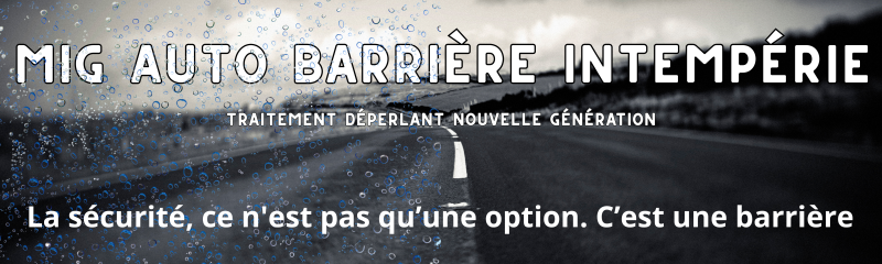MIG AUTO Barriere intemperies NOUVEAUX la securite, ce n'est pas qu'une option. C'est une barriere @mig.auto.miramont