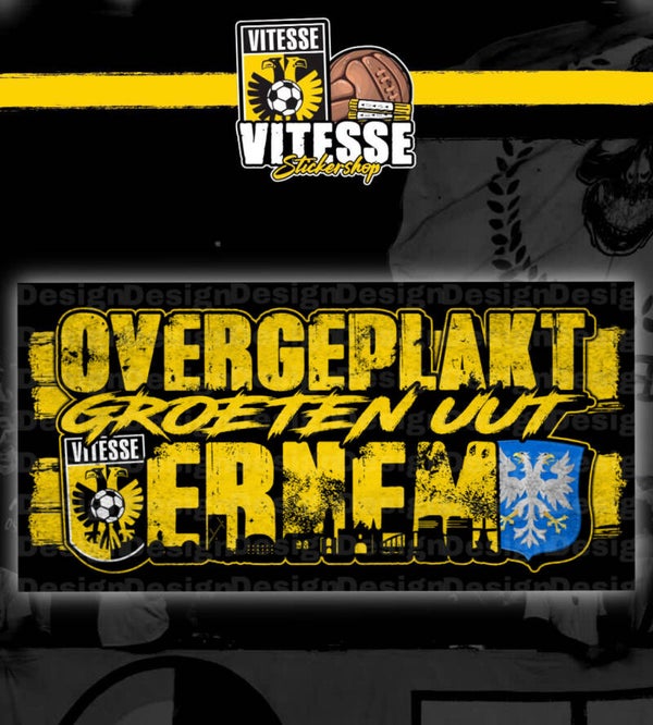 Overgeplakt groeten uut ernem!