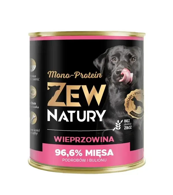 6x800g. Zew Natury Mono-Protein Pork