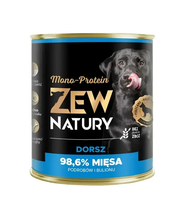 6x800g. Zew Natury Mono-Protein Cod