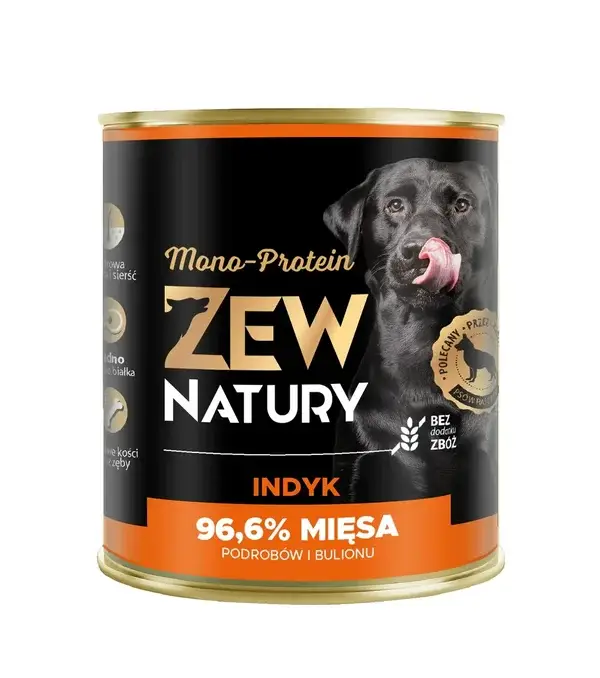 6x800g. Zew Natury Mono-Protein Turkey