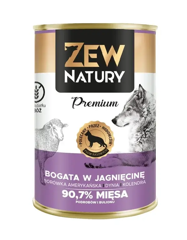 12x400g. Zew Natury Premium Rich in Lamb