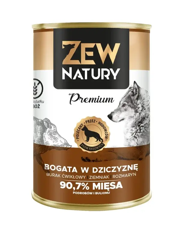 12x400g. Zew Natury Premium Rich in Wild Boar