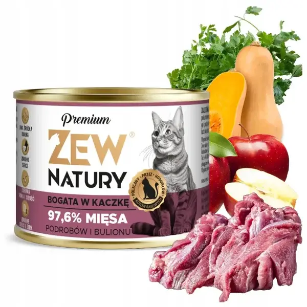 12x185g. Zew Natury Premium Duck (1,70€/1szt)