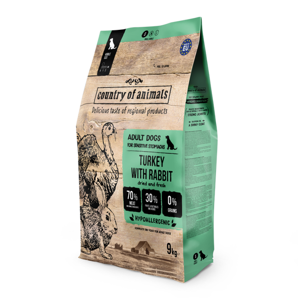 Country of Animals (Wiejska Zagroda) Turkey with Rabbit 9kg. S