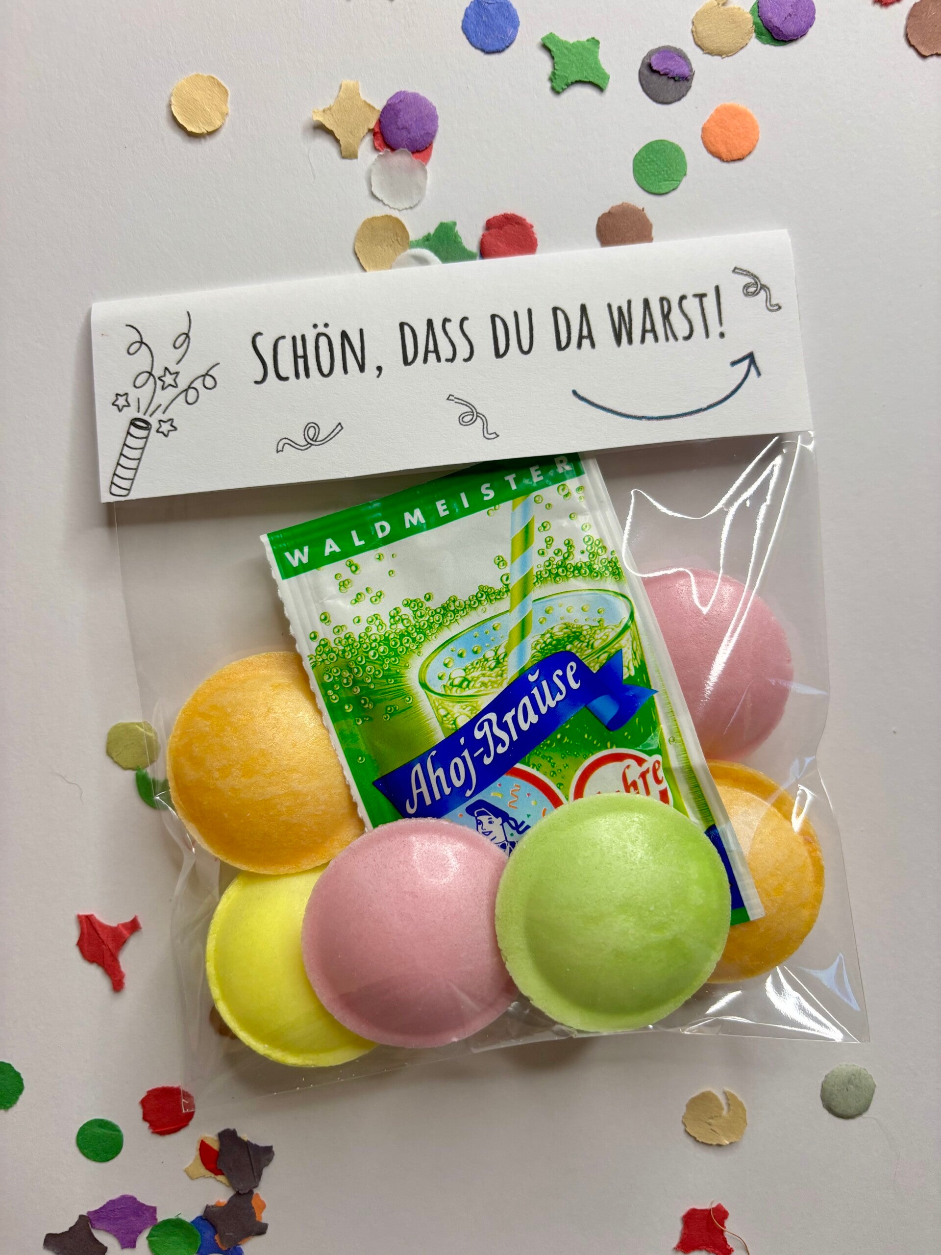 DIY Vorlage MitgebselTüte für GeburtstagsPARTY-Gäste - zum Ausdrucken
