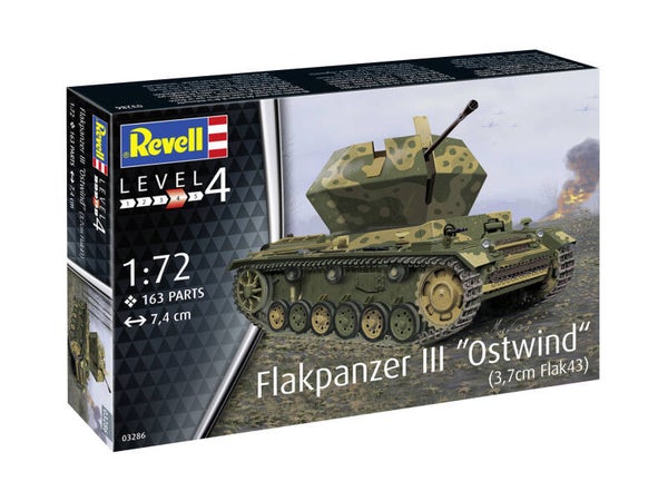Revell Niveau:4 Flakpanzer III "Ostwind" (3,7 cm Flak 43)