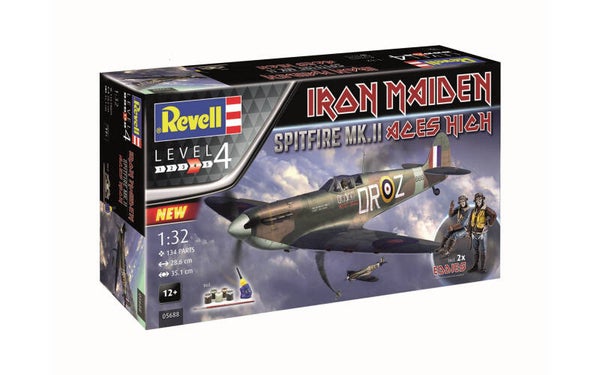 Revell Niveau:4 Spitfire Mk.II "Aces High" Iron Maiden - Geschenkset - Limited Edition