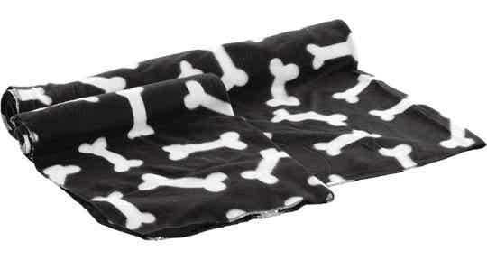 Flamingo Deken Milda zwart