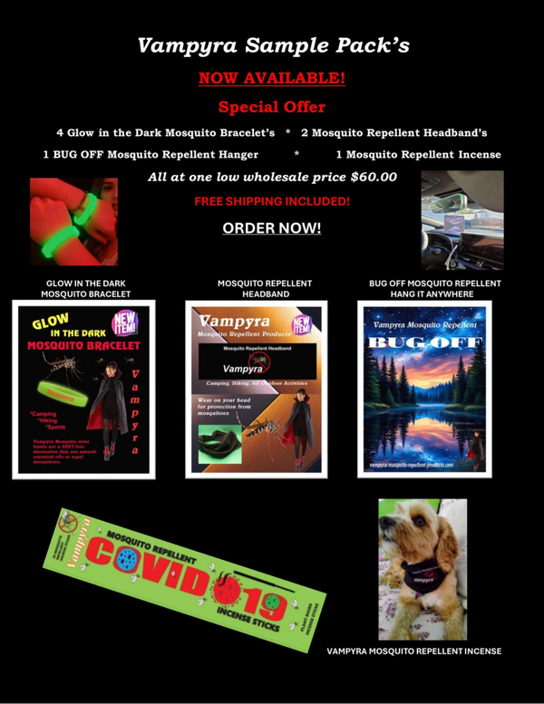 Vampyra Mosquito Repellent Sample Pack