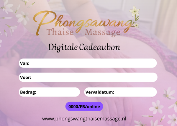 Cadeaubon waarden van 100,00