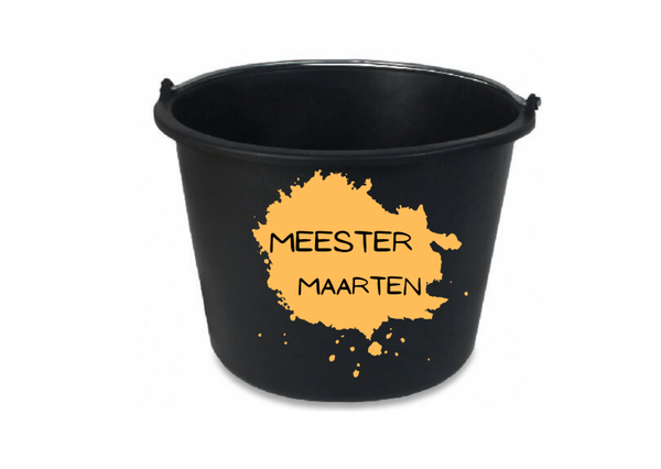 Cadeauemmer | Meester | verfspat