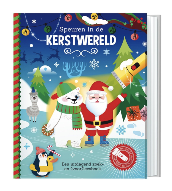 Zaklampboek Speuren in de kerstwereld PRE-Order