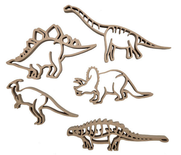 Stekers | Dinosaurus | 5 stuks