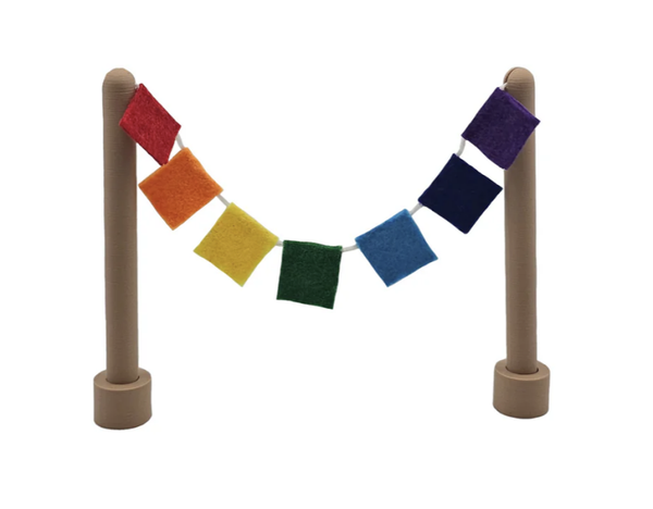 Vlaggenset regenboog | DIY pakket | Grennn
