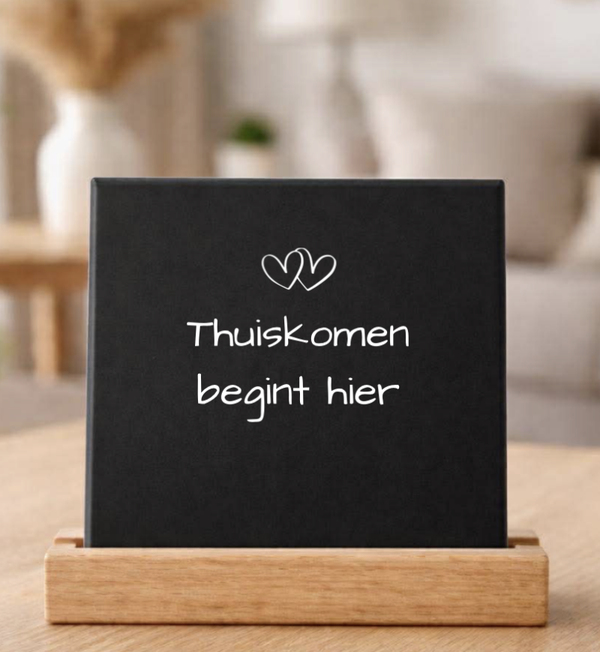 Tegeltje | Thuiskomen