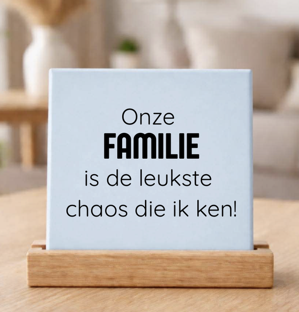 Tegeltje | Familie
